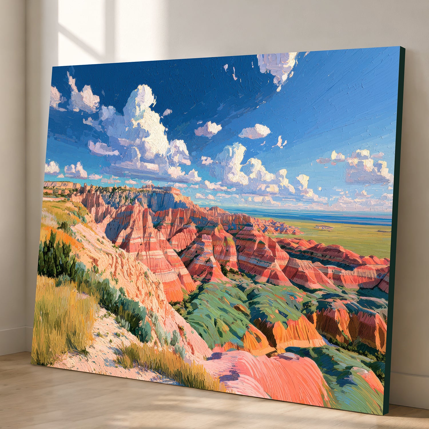 Clouds Over the Painted Badlands” — Badlands National Park